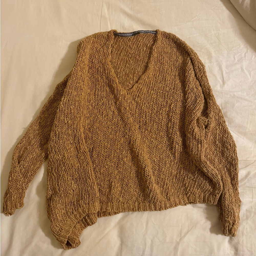 Free people oversized knit sweater